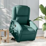 vidaXL Fotoliu electric rabatabil cu ridicare, verde închis, textil GartenMobel Dekor (3204194)