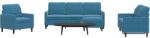 vidaXL Set de canapele cu perne, 4 piese, albastru, catifea GartenMobel Dekor (3278370) Canapea