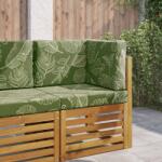 vidaXL Perna pentru canapea de exterior 3 pcs Design cu frunze GartenMobel Dekor (900758)