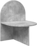 vidaXL Noptiera Gri Beton 48 x 49 x 65 cm Lemn prelucrat GartenMobel Dekor (8001119)