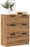 vidaXL Dulap, stejar artizanal, 60x30x70 cm, lemn prelucrat GartenMobel Dekor (856835) Comoda