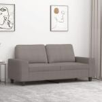 vidaXL Canapea cu 2 locuri, gri taupe, 140 cm, material textil GartenMobel Dekor (359398) Canapea