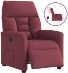 vidaXL Fotoliu rabatabil electric, rosu vin, material textil GartenMobel Dekor (3303015)