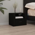 vidaXL Noptiere de perete, negru, 50x36x40 cm GartenMobel Dekor (816882)