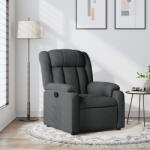vidaXL Fotoliu rabatabil gri închis, material textil GartenMobel Dekor (3205773)