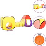 vidaXL Cort de joaca pentru copii 250 bile, multicolor, 255x80x100 cm GartenMobel Dekor (3107729)