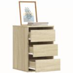 vidaXL Dulap colt cu sertare stejar sonoma 40x41x58 cm lemn prelucrat GartenMobel Dekor (852836) Comoda