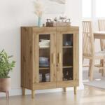 vidaXL Bufet Stejar Artizanal 69, 5 x 34 x 90 cm Lemn compozit GartenMobel Dekor (880822) Comoda