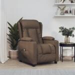 vidaXL Fotoliu rabatabil electric, maro, material textil GartenMobel Dekor (3098781)
