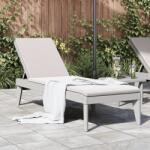 vidaXL Sezlong, gri , 186x60x29 cm, PP GartenMobel Dekor (364218)