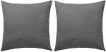 vidaXL Perne de exterior, 2 buc. , gri, 45 x 45 cm GartenMobel Dekor (132302)
