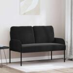 vidaXL Canapele cu perna 110cm Negru placaj GartenMobel Dekor (42023460) Canapea