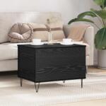 vidaXL Masa de cafea Stejar Negru 60 x 44, 5 x 45 cm Lemn compozit GartenMobel Dekor (882671)