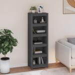 vidaXL Biblioteca, gri, 50x35x154 cm, lemn masiv de pin GartenMobel Dekor (821716) Biblioteca