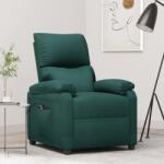 vidaXL Fotoliu rabatabil electric, verde închis, material textil GartenMobel Dekor (3098430)