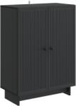 vidaXL Bufet Negru 66 x 34, 5 x 90 cm Lemn prelucrat GartenMobel Dekor (893896) Comoda