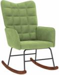 vidaXL Scaun balansoar, verde deschis, catifea GartenMobel Dekor (4016835) Balansoar