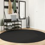 vidaXL Covor HUARTE, fir scurt, moale si lavabil, negru, Ø 200 cm GartenMobel Dekor (375126) Covor