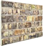 vidaXL Panouri de perete 10 pcs Multicolour 100 x 50 cm Spuma EPS GartenMobel Dekor (332928)
