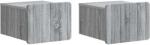 vidaXL Set 2 noptiere suspendate gri Sonoma, 33 x 34, 5 x 24 cm (898268)