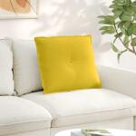 vidaXL Perna pentru spate Galben 60 x 50 cm Tesatura din corduroy GartenMobel Dekor (42014682)