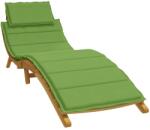 vidaXL Perna de sezlong, melanj verde, 186x58x4 cm textil GartenMobel Dekor (4002481)