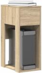 vidaXL Suport turn pentru computer cu sertar Stejar Sonoma 30x44x74 cm GartenMobel Dekor (858733)