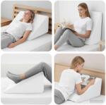 vidaXL Pillow pentru Picioare Simplu Alb GartenMobel Dekor (42020194)