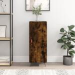 vidaXL Servanta, stejar fumuriu, 34, 5x34x90 cm, lemn compozit GartenMobel Dekor (828513) Comoda