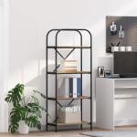 vidaXL Raft pentru carti stejar artizanal 60 x 30 x 146 cm GartenMobel Dekor (879862) Biblioteca