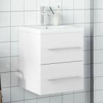 vidaXL Dulap pentru chiuveta de baie, lavoar încorporat, alb GartenMobel Dekor (3278755)