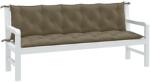 vidaXL Perna banca de gradina, 2 buc. melanj taupe, 180x50x7 cm textil GartenMobel Dekor (4002627)