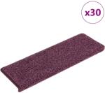 vidaXL Covorase pentru scari, 30 buc. , 65x21x4 cm, violet închis, cu margini dreptunghiulare GartenMobel Dekor (3365837) Covor