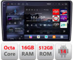Edotec Navigatie Android Kia Sorento 2012-2015 Edotec QLED 2K 16GB RAM 512GB (KIT-sorento12+EDT-E809-2K)