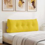 vidaXL Perna pentru spate Galben Deschis 120 x 24 x 50 cm tesatura GartenMobel Dekor (42014479)