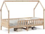 vidaXL Cadru pat tip casa pentru copii, 90x190 cm, lemn masiv de pin GartenMobel Dekor (850707)