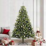 vidaXL Brad de Craciun artificial cu ramuri articulare 300 LEDs 240 cm GartenMobel Dekor (3396011)