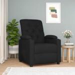 vidaXL Fotoliu rabatabil, negru, material textil GartenMobel Dekor (339104)