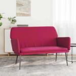 vidaXL Banca, rosu vin, 108x79x79 cm, catifea GartenMobel Dekor (351386)