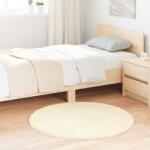 vidaXL Covor shaggy cu pom înalt, NAVARRA, crem, 100x100 cm, poliester GartenMobel Dekor (4102895) Covor