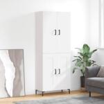 vidaXL Dulap înalt, alb, 69, 5x34x180 cm, lemn compozit GartenMobel Dekor (3195787) Comoda