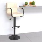 vidaXL Scaun de bar, crem, material textil GartenMobel Dekor (334627)