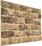 vidaXL Panouri de perete 10 pcs Nisip Intunecat 100 x 50 cm Spuma EPS GartenMobel Dekor (332926)