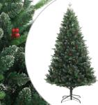 vidaXL Pom de Craciun artificial cu balamale cu fructe rosii 120 cm GartenMobel Dekor (356731)