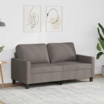 vidaXL Canapea cu 2 locuri, gri taupe, 140 cm, material textil GartenMobel Dekor (359170) Canapea
