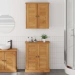 vidaXL Set de mobilier pentru baie VIGO 2 pcs Maro si Maro Miere GartenMobel Dekor (3328539)