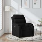 vidaXL Fotoliu rabatabil, negru, material textil GartenMobel Dekor (373464)