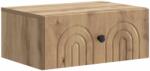 vidaXL Noptiera suspendata cu sertar, stejar artizanal, 49 x 34, 5 x 20 cm (898123)