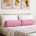 vidaXL Perne Bolster 2 pcs Roz Ø 25 x 70 cm tesatura GartenMobel Dekor (42014326)
