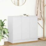vidaXL Bufeta alba 85x34x76 cm din lemn prelucrat GartenMobel Dekor (861625) Comoda
